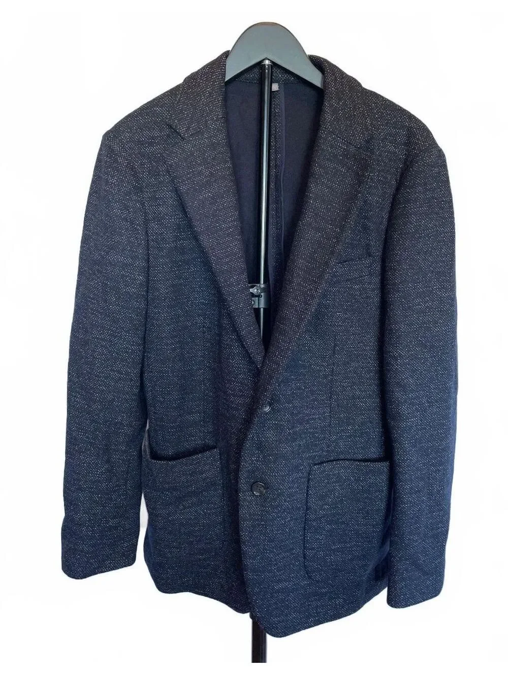 Bonobos Slim Fit Sport Coat 40R Navy Italian Wool Cashmere Blend Blazer Italian